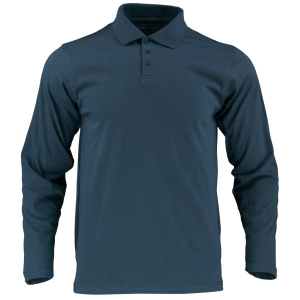 Polera Polo Drifresh Smooth 60%Alagodon Manga Larga Hombre