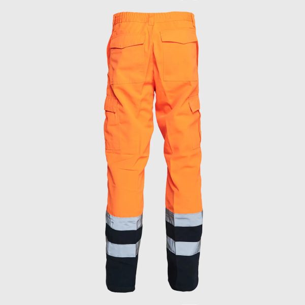 Pantalón Cargo Canvas Bicolor Alta Visibilidad