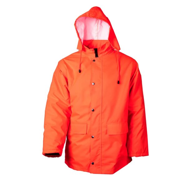 Parka Guardia Hombre Alta Visibilidad Rojo