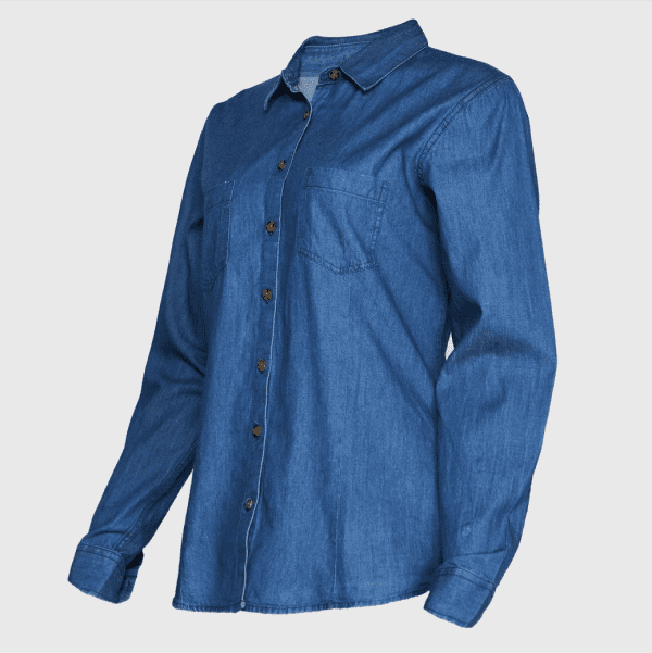 Blusa Denim OZ Mujer 100% Algodón