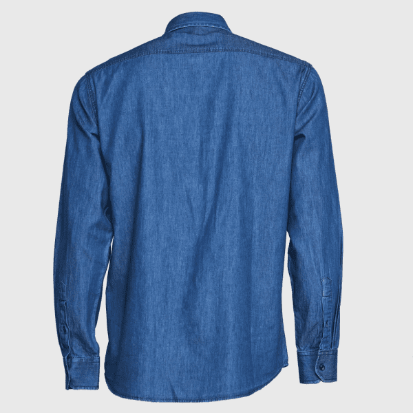 Camisa Denim Comfort Hombre 100% Algodón