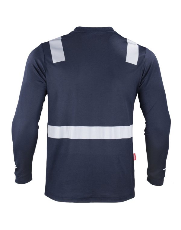 Polera Dryf Fil C/Reflectiva M/Larga 60%Algo 40%