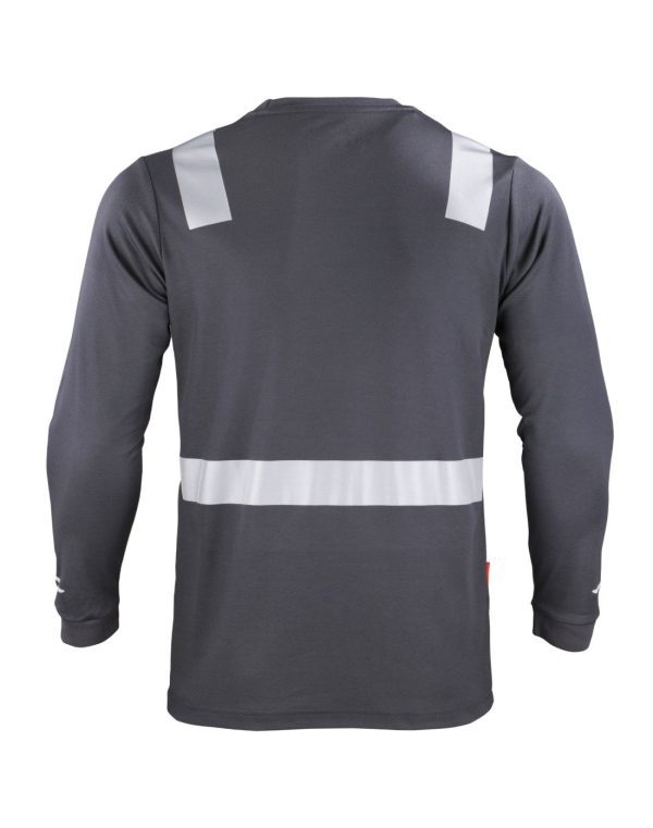 Polera Dryf Fil C/Reflectiva M/Larga 60%Algo 40%